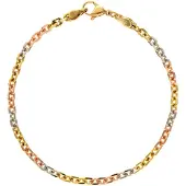 Faina Pulsera oro / oro rosa / plata