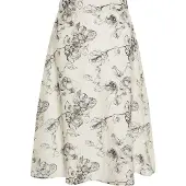 Dreimaster Klassik Falda negro / blanco lana