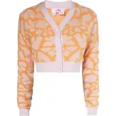 Mymo Cárdigan lila pastel / naranja