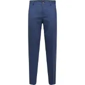 Selected Pantalón de pinzas 'SLHNeil' azul noche