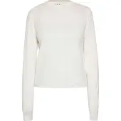 Sidona Cárdigan blanco lana