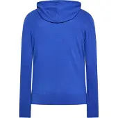 MO Sudadera con cremallera azul real