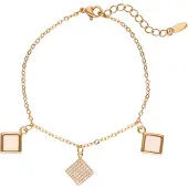 NAEMI Pulsera oro / transparente
