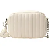 Mymo Bolso de hombro blanco lana