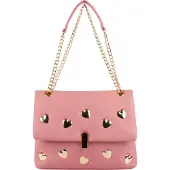 Mymo Bolso de hombro oro / rosa