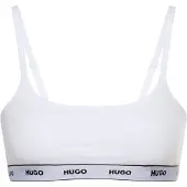 HUGO Sujetador negro / blanco