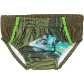 Playshoes Bermudas 'Chameleon' turquesa / oliva / pino / verde claro