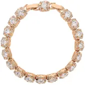 NAEMI Pulsera oro / blanco