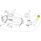 Akrapovic Abrazadera De Escape X-city 250 P-r51