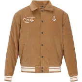 Dreimaster Chaqueta de entretiempo camelo / blanco