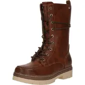Mustang Botines con cordones marrón