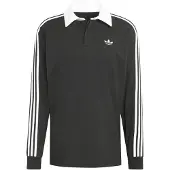Adidas adidasPOLO DE RUGBY MANGA LARGA 3 STRIPES S Black Hombre