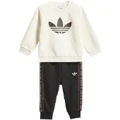 Adidas adidasCONJUNTO HOLGADO DE CUELLO REDONDO 74 Cream White / Night Brown Niño