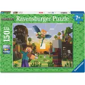 Ravensburger Puzzle Minecraft Children´s Jigsaw Xxl Building An Adventure 150 Pieces