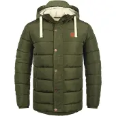Blend Chaqueta de invierno 'BHFrederic' verde / blanco natural