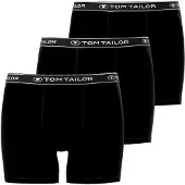 Tom Tailor Calzoncillo boxer negro / blanco