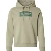 Jack & Jones Sudadera 'JORGREENE' caqui / pino / blanco
