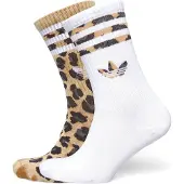 Adidas Calcetines Leopard Crew Socks 2 Pairs mujer - Marrón - L