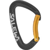 Salewa - Ortles Bent Carabiner - Mosquetón cierre instantáneo gris