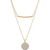 Faina Cadena oro / transparente