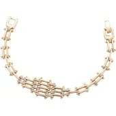 Faina Pulsera oro / transparente