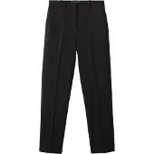 Mango Pantalón de pinzas negro