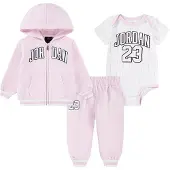 Jordan Conjunto rosa / negro / blanco