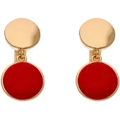 Faina Pendientes oro / rojo