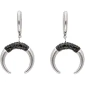 Gaya Pendientes negro / plata
