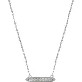 Faina Cadena plata / transparente