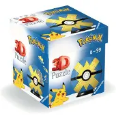 Ravensburger Puzzle Pokémon 3d Pokéballs: Quick Ball 55 Pieces