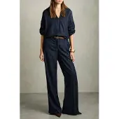 Reiss Denim Overshirt Indigo Talla: L | Camisas Outlet | Mujer | Azul
