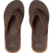 Quiksilver Chanclas CARVER NUBUCK M SNDL CTK1 hombre - Marrón - 39