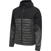 Hummel Chaqueta deportiva gris oscuro / negro