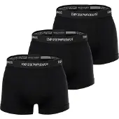 Emporio Armani Calzoncillo boxer negro / blanco