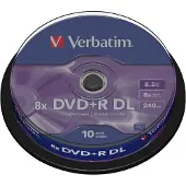 Verbatim 10 Dvd+r Doble Capa 8x
