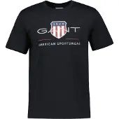 Gant Camiseta navy / rojo carmesí / negro / blanco