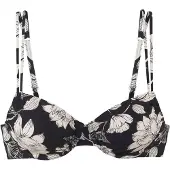 s.Oliver Top de bikini 'LM' negro / blanco