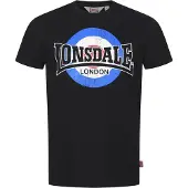 Lonsdale Camiseta 'Huyton' azul / rojo / negro / blanco