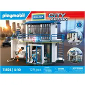 Playmobil Comisaría De Policía Con Sala De Investigación Juego De Construcción