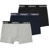 Name it Calzoncillo azul noche / gris moteado / negro / blanco