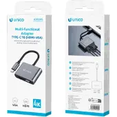 Unico Hub Usb C/hdmi/vga