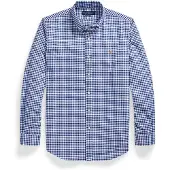 Ralph Lauren Camisa azul / blanco