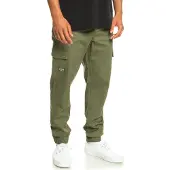 Quiksilver Pantalones Cargo Cuffed Mid Waist