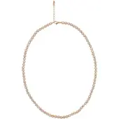 NAEMI Cadena oro rosa / transparente