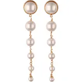 Gaya Pendientes blanco
