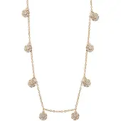 Faina Cadena oro / transparente