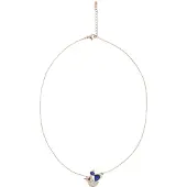 Faina Cadena azul oscuro / oro / transparente