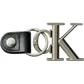 Calvin Klein Llavero 'Bold' negro / plata
