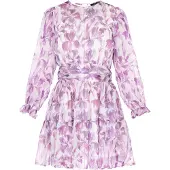 Faina Vestido lila / altrosa / blanco